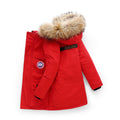 Chaqueta de plumas para niño con engrosamiento largo