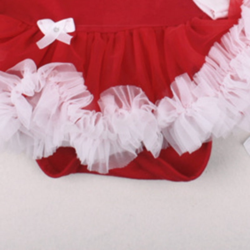 Conjunto de ropa para recién nacido de cuatro piezas para regalo de Navidad para bebé 