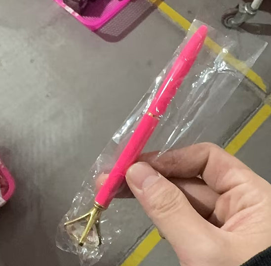 Bolígrafo de metal, regalo para estudiantes, bolígrafo de diamante, bolígrafo publicitario de cristal creativo.