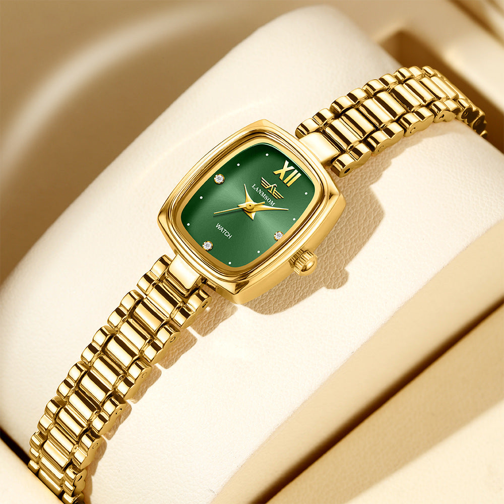 Reloj vintage pequeño dorado Niche para mujer