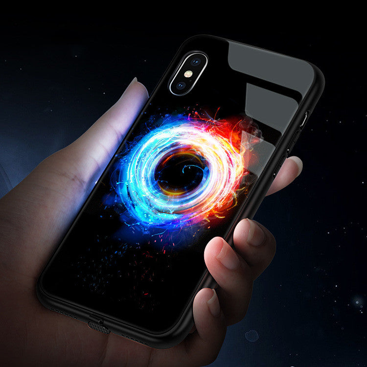 Compatible con Apple, funda de vidrio templado para teléfono móvil activada por voz