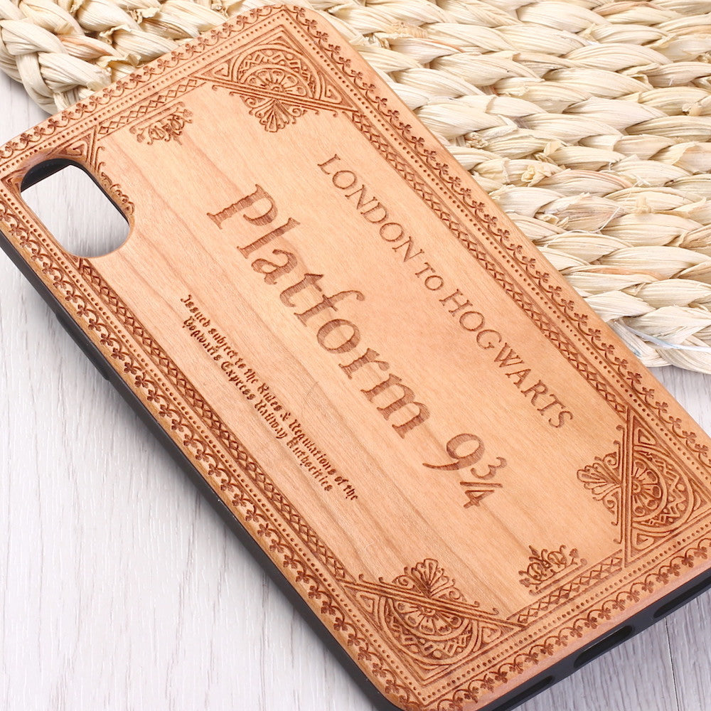 Funda de madera para teléfono