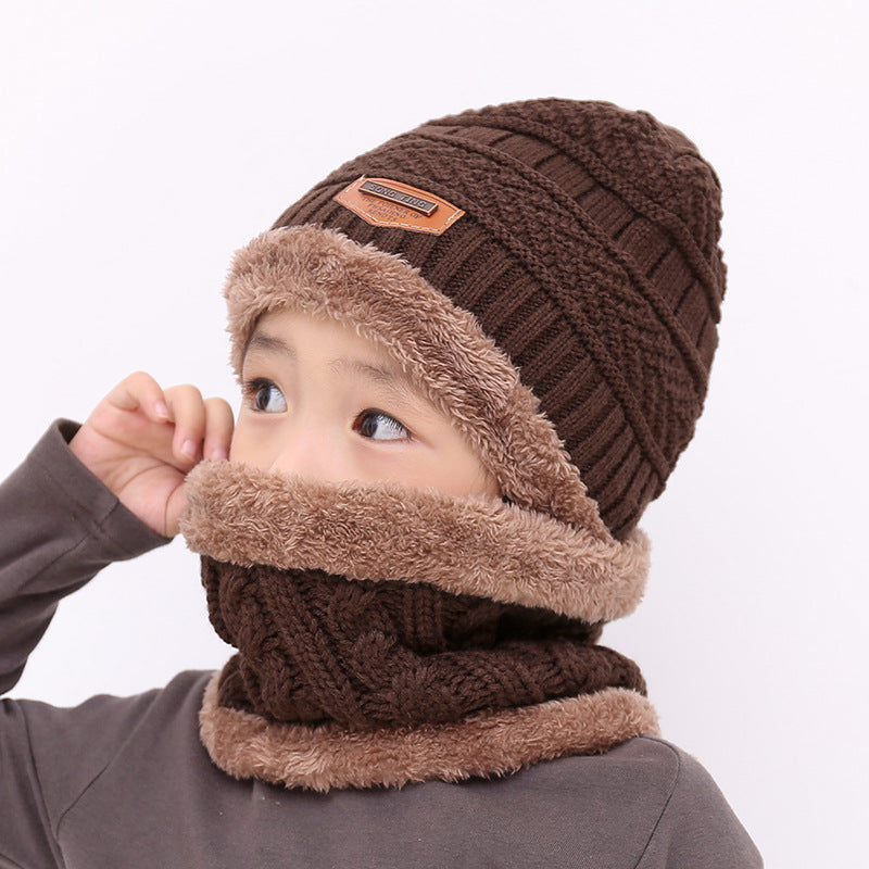 Gorro de punto cálido para niños