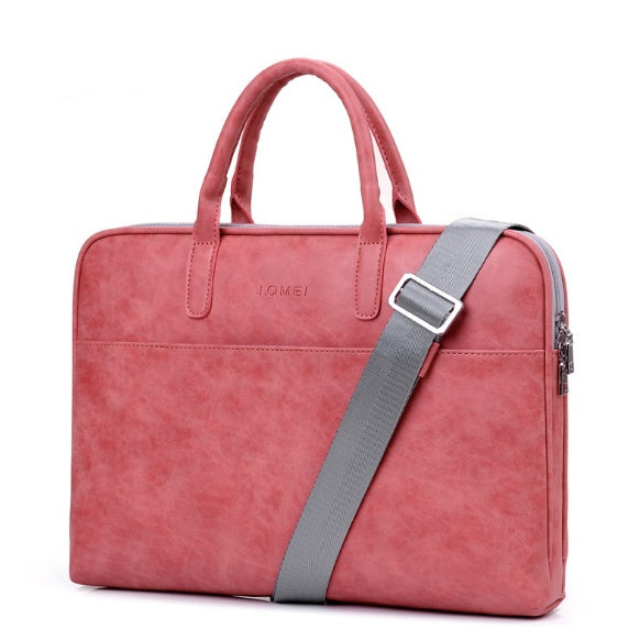 Bolso para portátil de piel sintética para mujer