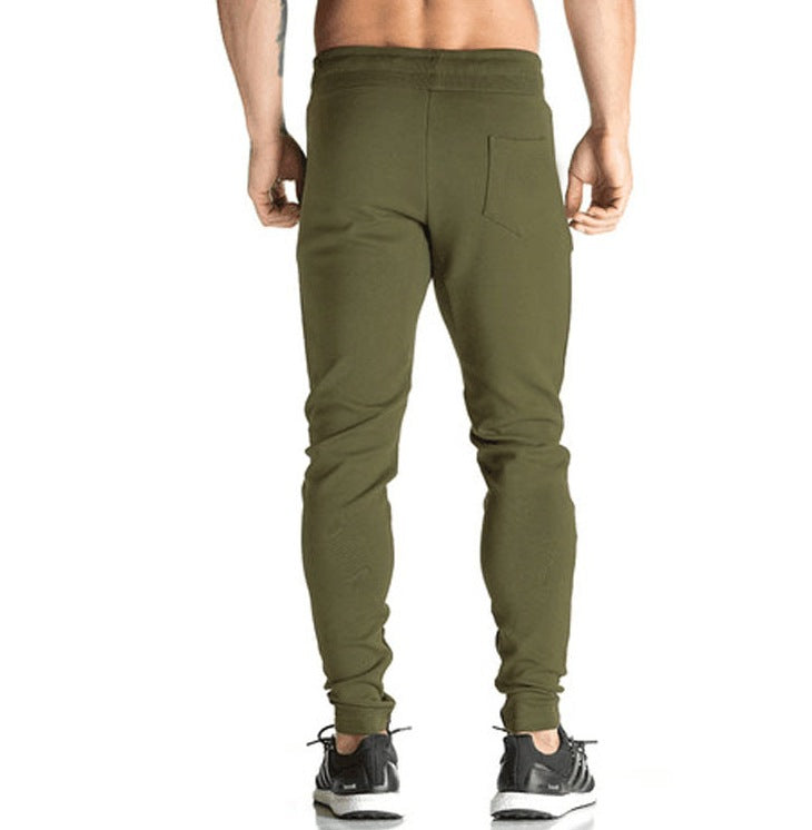Pantalones deportivos y de ocio para hombre, de fitness y de ocio, finos. 