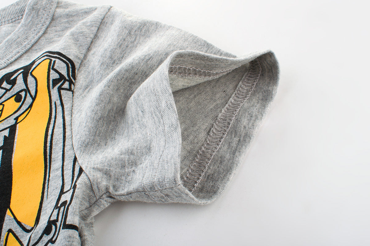 Camiseta de verano para niños, ropa coreana de manga corta para niños, ropa para bebés, venta directa de fábrica.