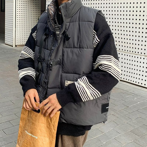 AutumnWinter Outerwear Warm Vest Teenager Sportswear Men's