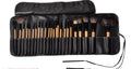 Bolsa de regalo con 24 juegos de brochas de maquillaje profesionales, brochas para cejas, polvos, base, sombras, pinceles y herramientas de maquillaje.