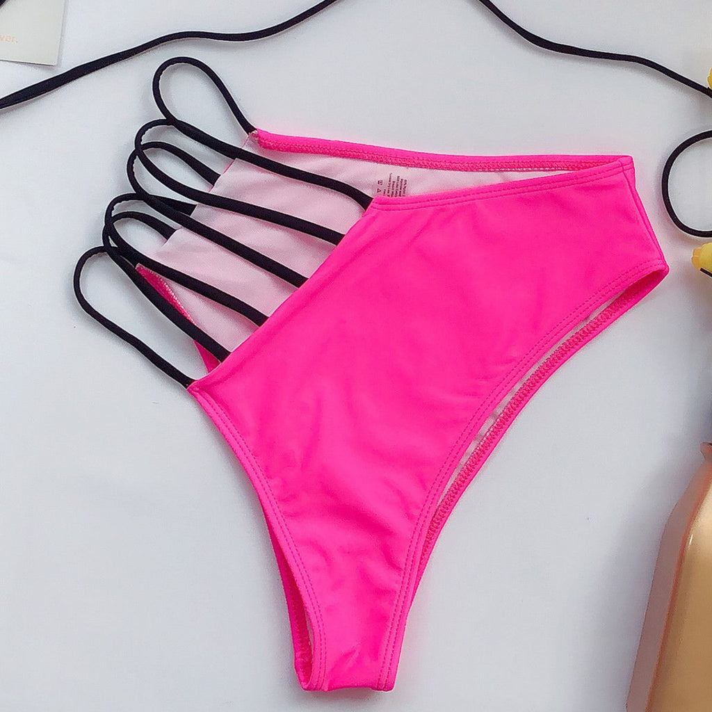 Women's Bikini Set Two Piece Swimsuit Adjustable Straps Beach Vacation
