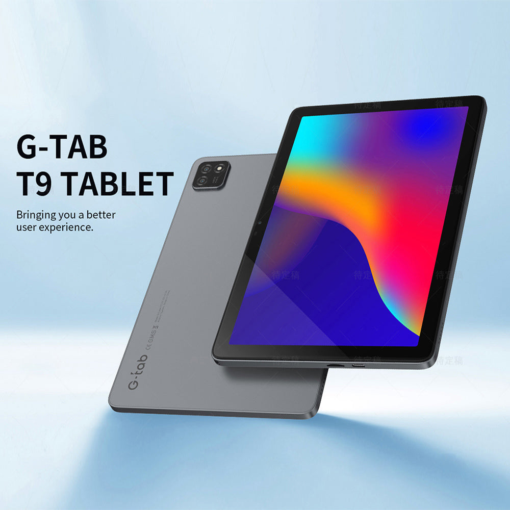 Tableta G-tab T9 Rockchip RK3562 de cuatro núcleos, 3 GB de RAM y 64 GB de ROM, 10,1 pulgadas, Android 14, color gris