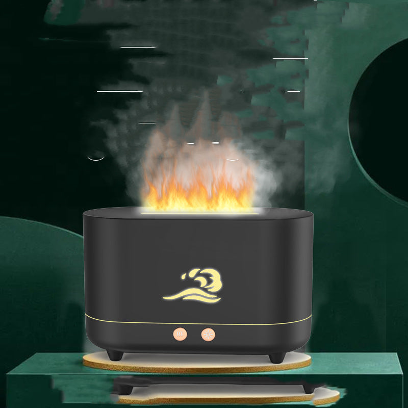 Humidificador de llama simulada para el hogar, ideal para el dormitorio.
