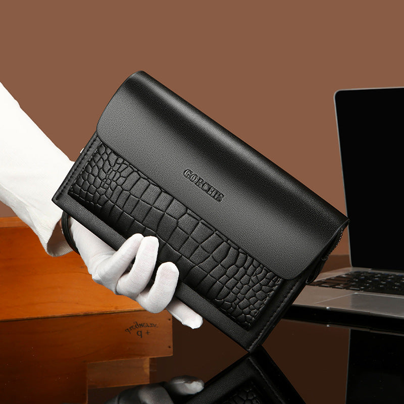 Nuevo bolso de mano informal con múltiples ranuras para tarjetas para hombre