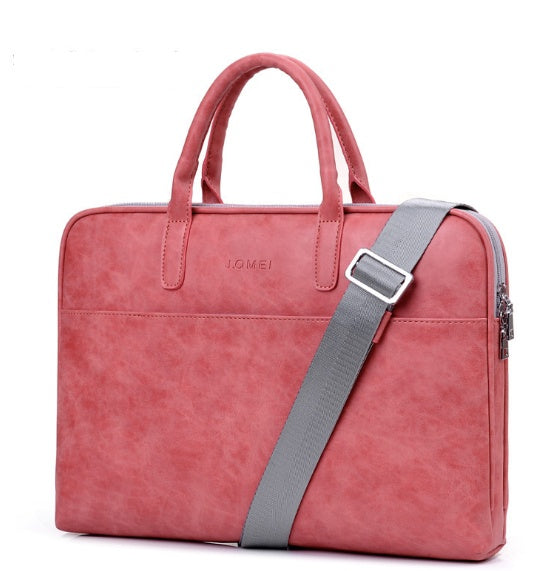 Bolso para portátil de piel sintética para mujer