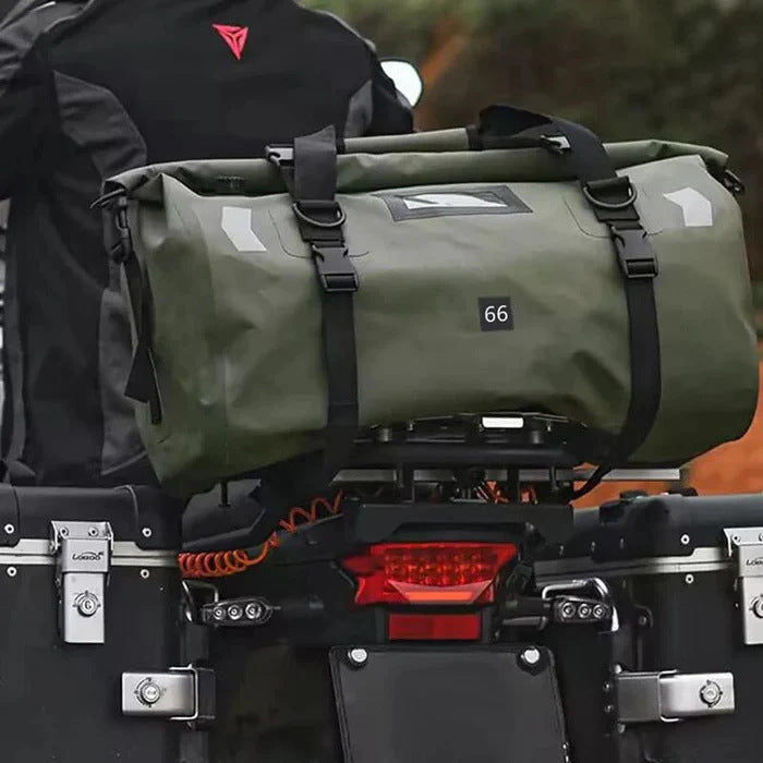Bolsa de almacenamiento para asiento trasero de motocicleta de gran capacidad para viajes en coche
