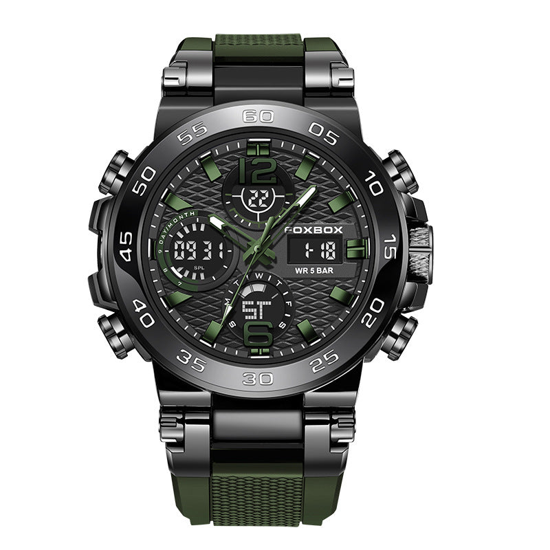 Reloj deportivo elegante y multifuncional con resistencia al agua.