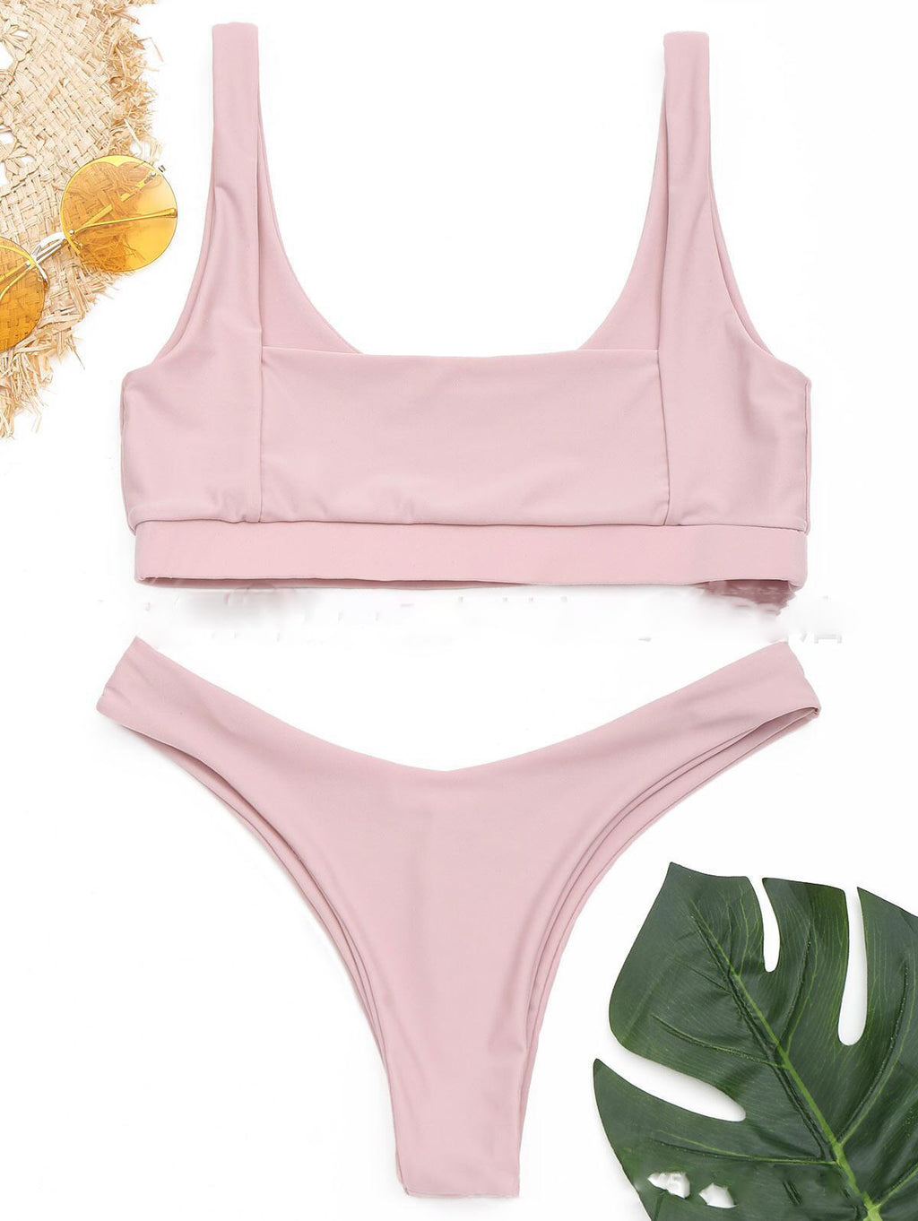 Bikini split swimsuit Women Two Piece Swimsuit Beach Vacation Summer