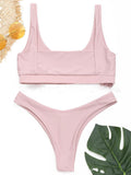 Bikini split swimsuit Women Two Piece Swimsuit Beach Vacation Summer