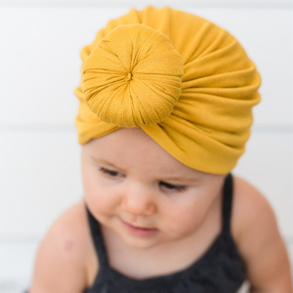 Gorro turbante infantil con nudo indio para bebé