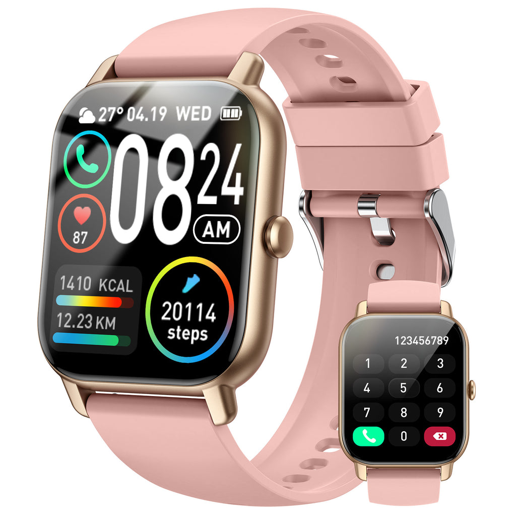 Reloj inteligente Bluetooth, llamadas, frecuencia cardíaca, presión arterial, sueño