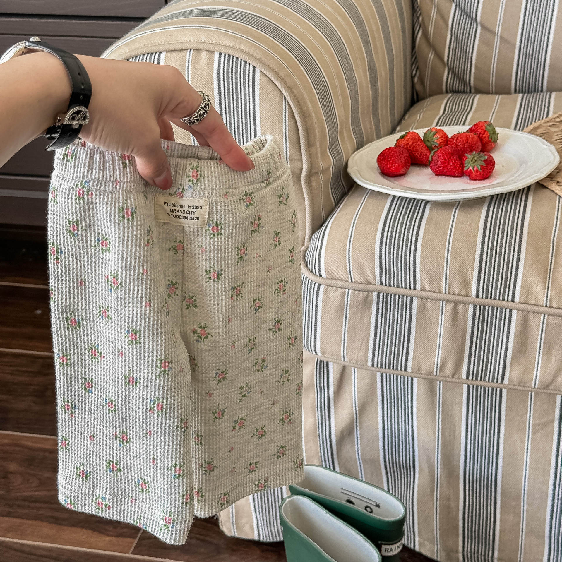 Leggings cortos de cintura alta para niñas
