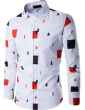 Camisa casual de manga larga para hombre