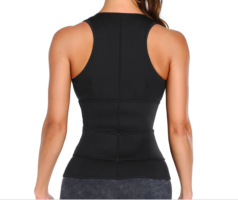 Corsé de yoga para fitness, ropa interior deportiva para cintura y abdomen.