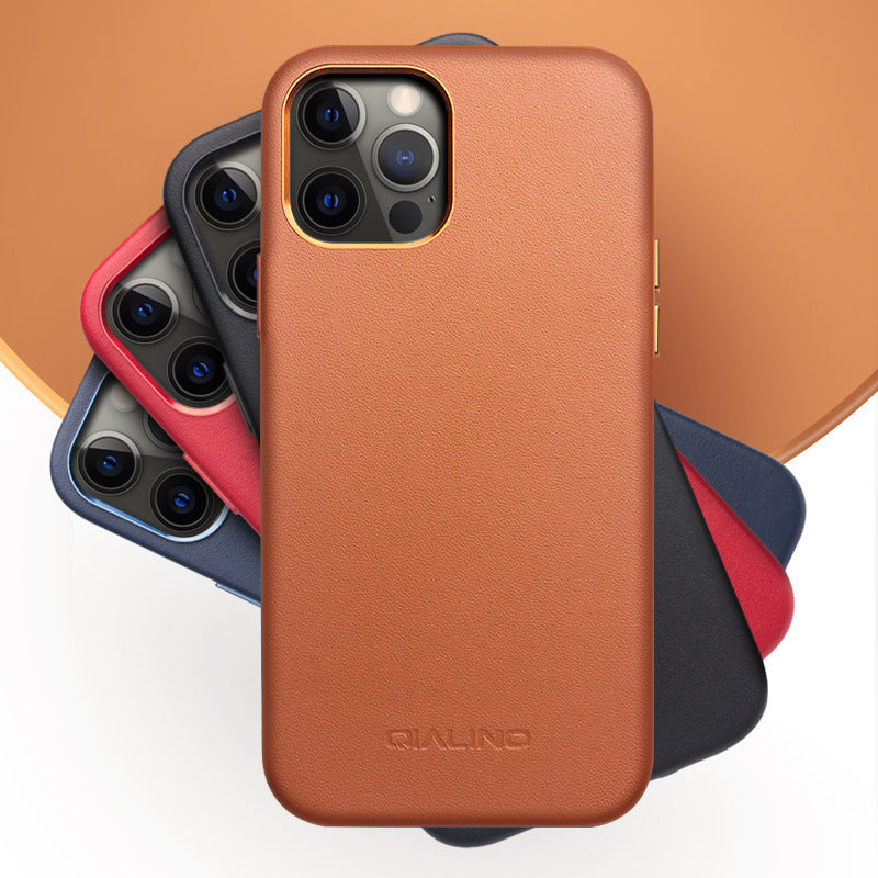 Funda de cuero para teléfono, mini funda protectora para teléfono móvil, cubierta trasera con todo incluido