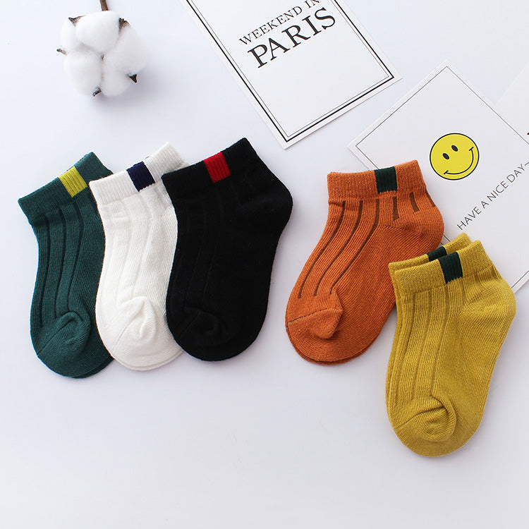 Calcetines náuticos para niño, primavera, verano y otoño, calcetines finos de red para niño, calcetines blancos de algodón para bebé.