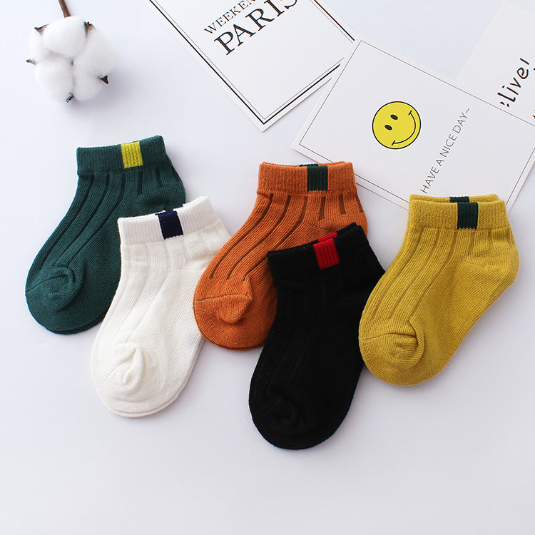 Calcetines náuticos para niño, primavera, verano y otoño, calcetines finos de red para niño, calcetines blancos de algodón para bebé.