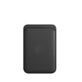 Compatible con Apple, funda protectora para teléfono móvil con tarjetero magnético, funda de piel MagSafe.