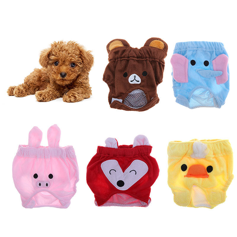 Pañales reutilizables para perros, banda abdominal, ropa interior fisiológica de algodón