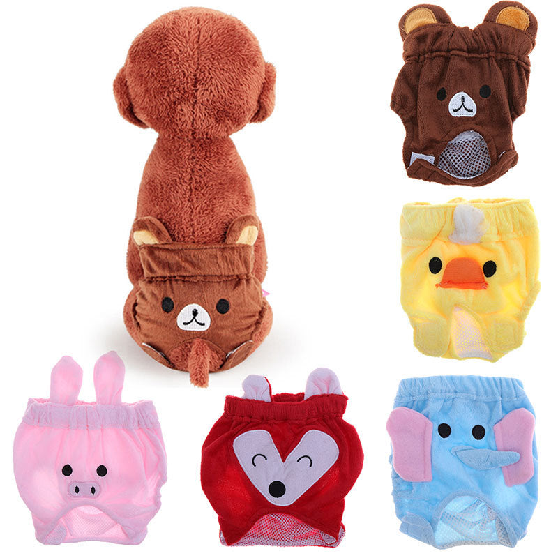 Pañales reutilizables para perros, banda abdominal, ropa interior fisiológica de algodón