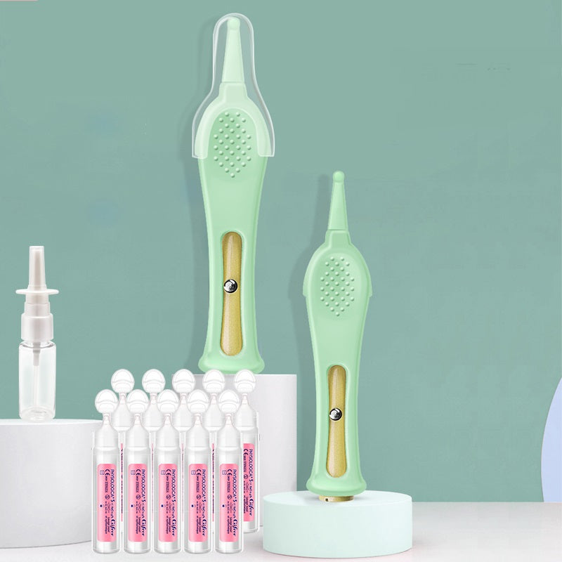 Pinza nasal para bebé con luz, dispositivo para excavar la nariz, aspirador nasal, pinzas de seguridad luminosas