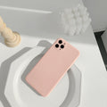 Funda de silicona sencilla para teléfono de color sólido