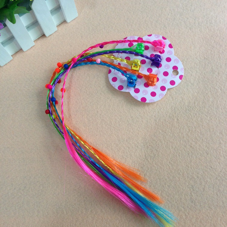 Sombreros, pelucas y accesorios para niños, peluca con clip pequeño