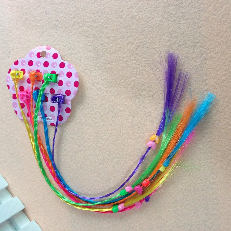 Sombreros, pelucas y accesorios para niños, peluca con clip pequeño