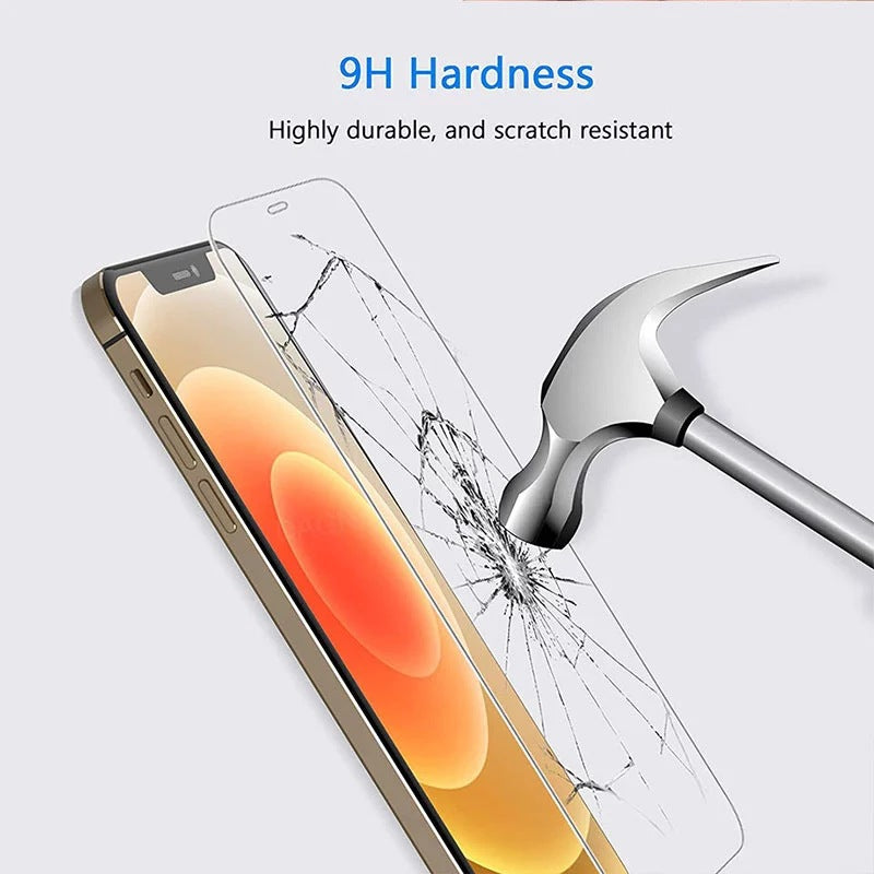 Compatible con Apple, compatible con película de vidrio templado 12 Pro Max, película protectora antihuellas para teléfono móvil.