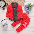 Nuevo diseño de traje informal para niños pequeños, conjunto de ropa para niños, traje estampado, conjunto de ropa para niños pequeños
