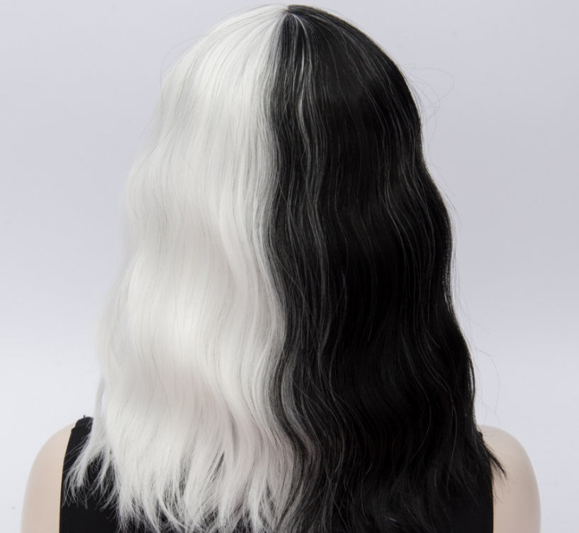 Pelucas cortas Similler de cabello sintético para Halloween, rizadas, para cosplay, para mujeres blancas y rectas, para mujeres negras