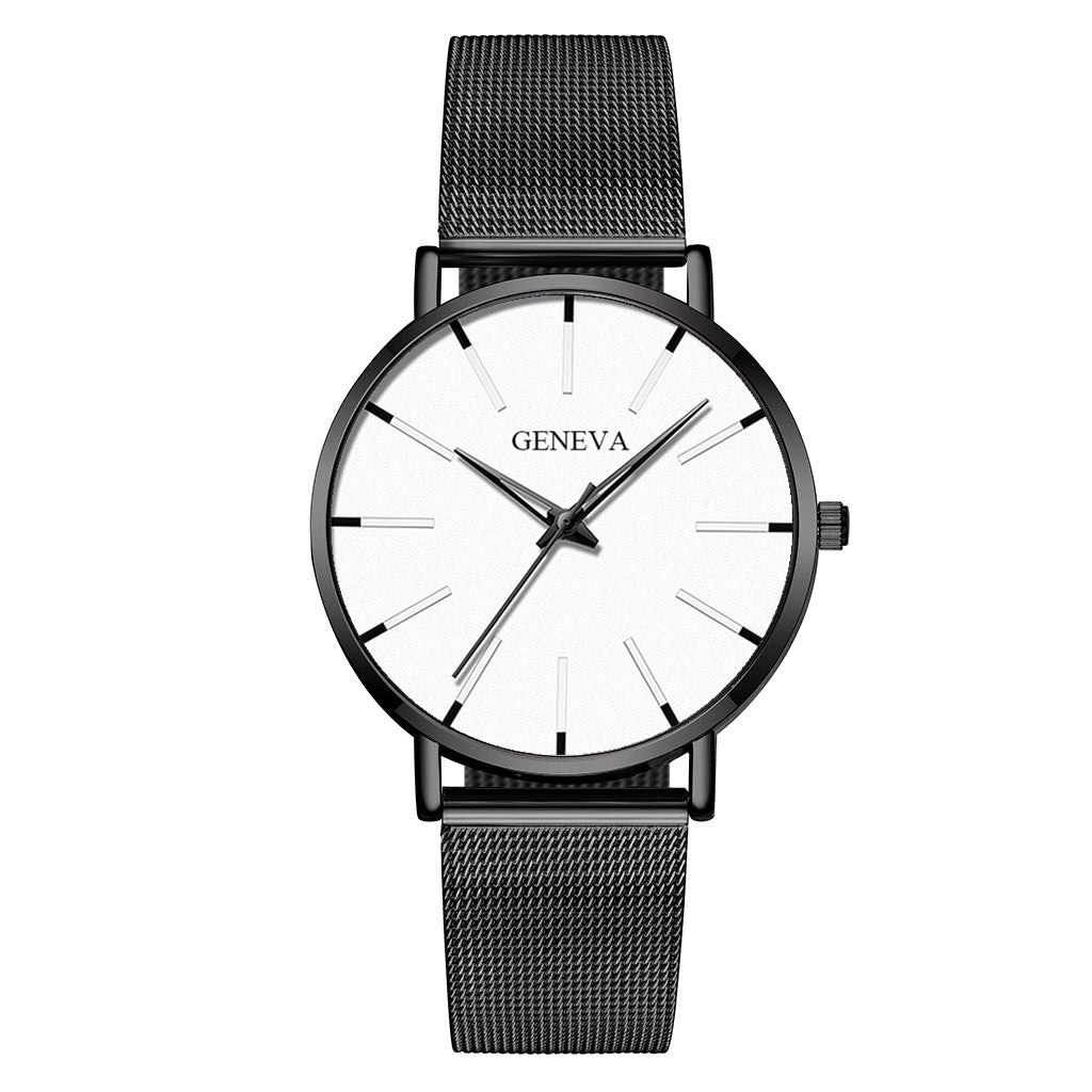 Business Net Belt Quartz Watch