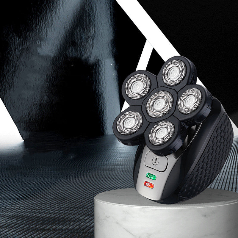 Afeitadora eléctrica recargable para hombre, cortadora de barba y cortapelos