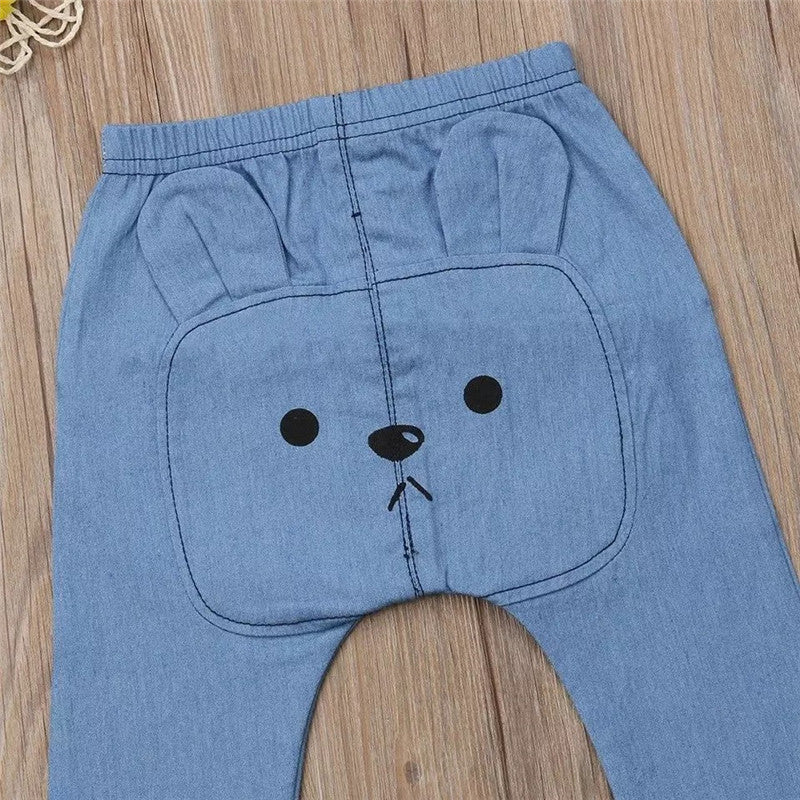 Pantalones de bebé de moda Pantalones de mezclilla para bebé niño niña