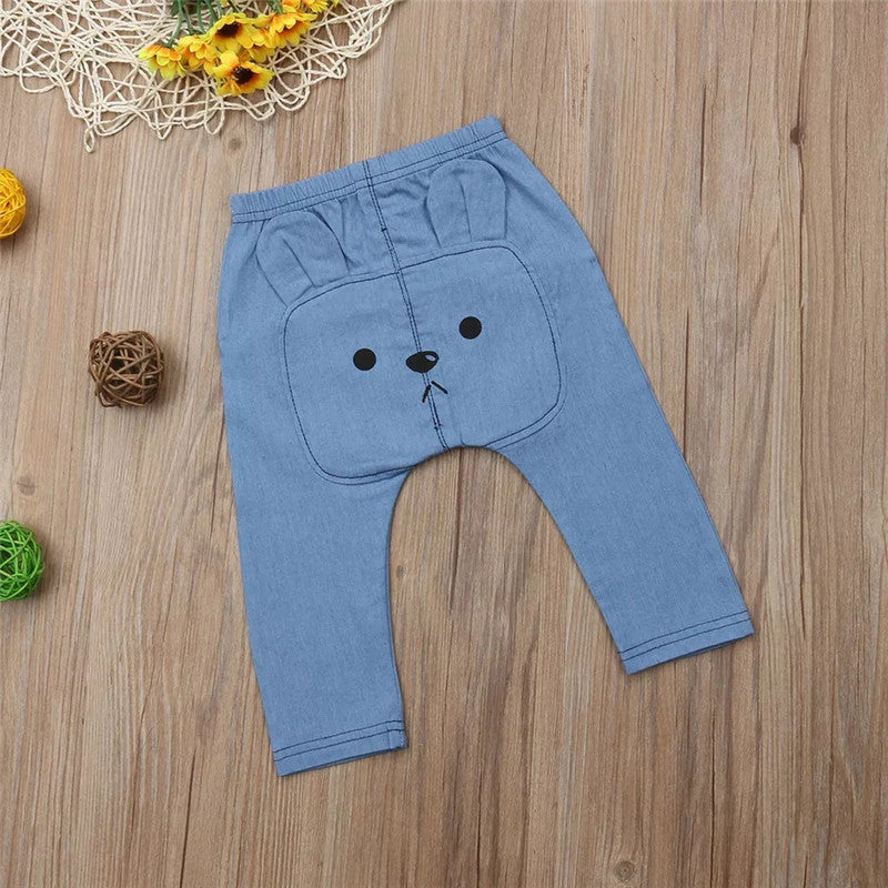 Pantalones de bebé de moda Pantalones de mezclilla para bebé niño niña