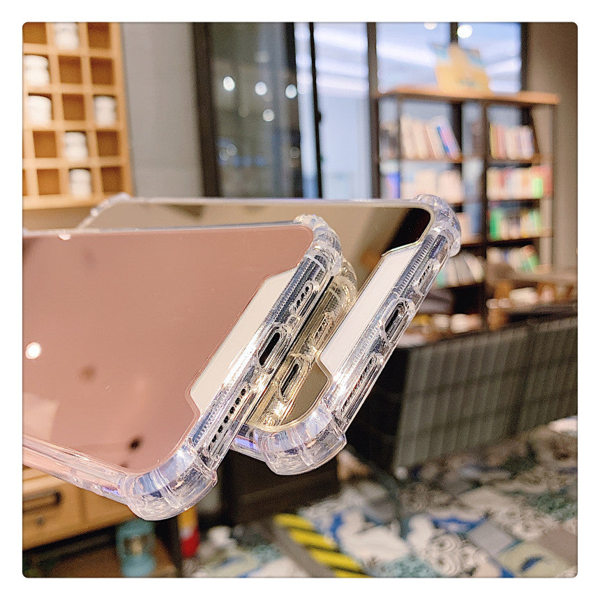 Estuche para teléfono con espejo Estuche para teléfono conveniente con espejo