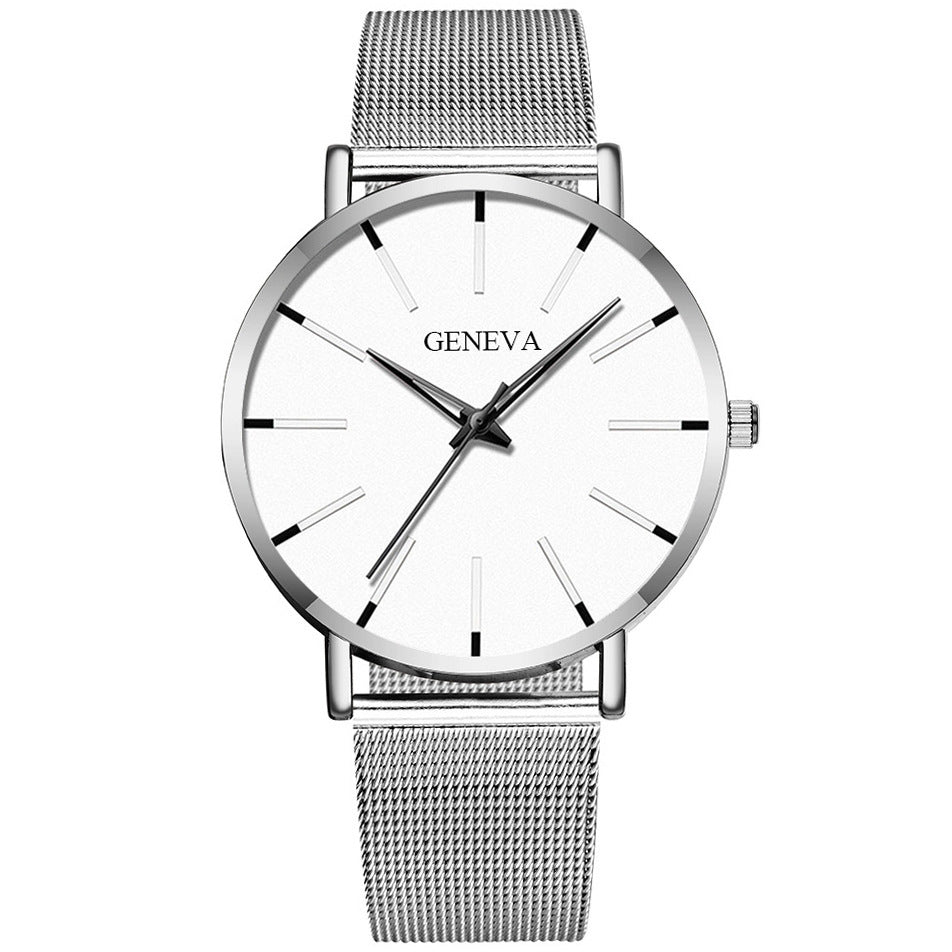 Business Net Belt Quartz Watch