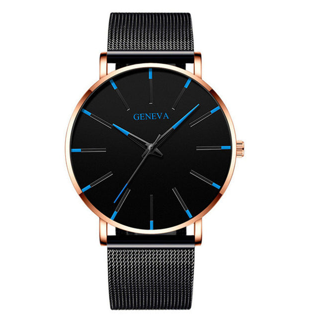 Business Net Belt Quartz Watch