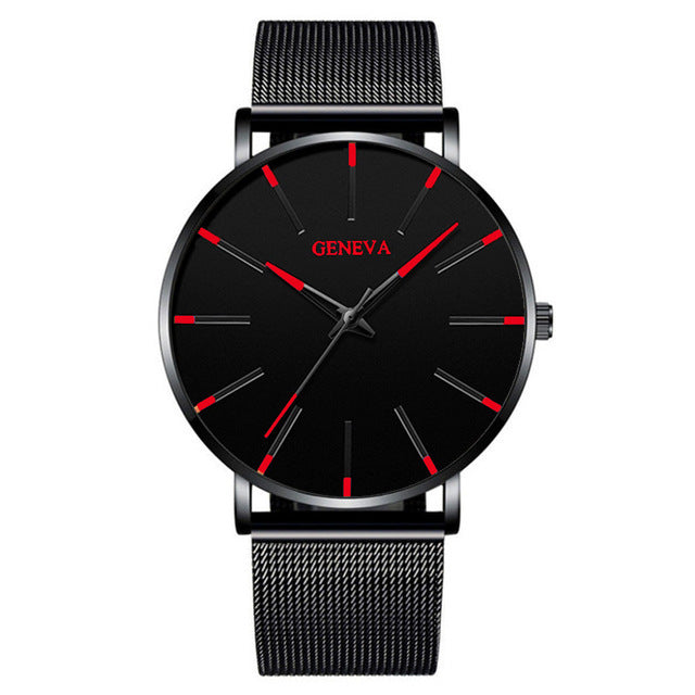 Business Net Belt Quartz Watch