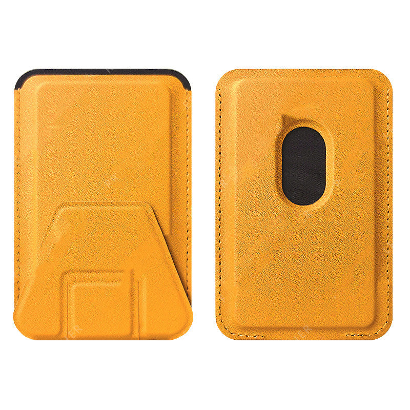 Soporte para teléfono móvil, tarjetero, tarjetero plegable, adhesivo para tarjetas, tarjetero magnético multifuncional.