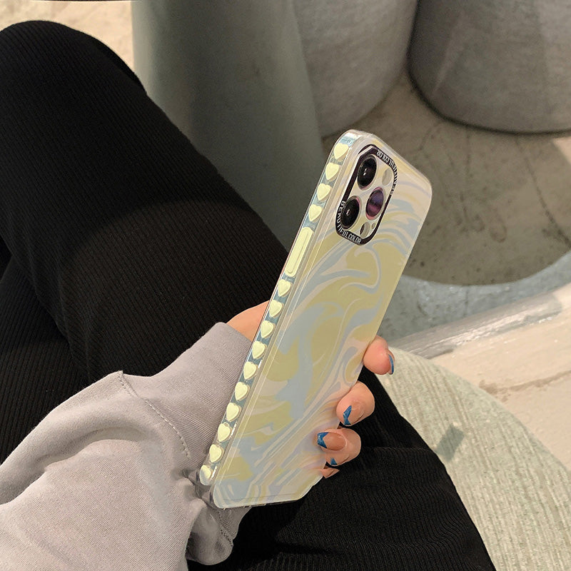 Funda de silicona para teléfono Matcha Green Side para mujer, con protección anticaídas y todo incluido
