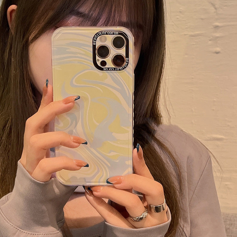 Funda de silicona para teléfono Matcha Green Side para mujer, con protección anticaídas y todo incluido